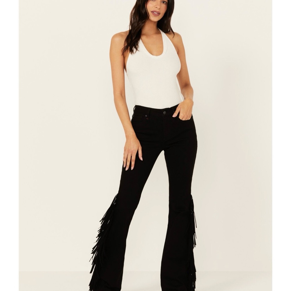 Black Fringe idyllwind mid rise